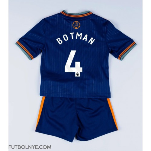 Camiseta Newcastle United Sven Botman #4 Tercera Equipación para niños 2025-26 manga corta (+ pantalones cortos)